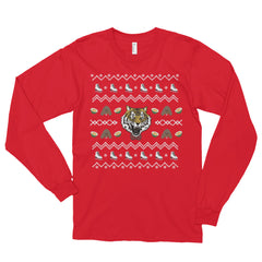 Ice Dancers Holiday Sweater Long Sleeve Tee - Nerd Tease