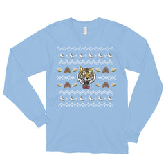 Ice Dancers Holiday Sweater Long Sleeve Tee - Nerd Tease