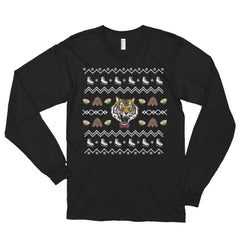 Ice Dancers Holiday Sweater Long Sleeve Tee - Nerd Tease